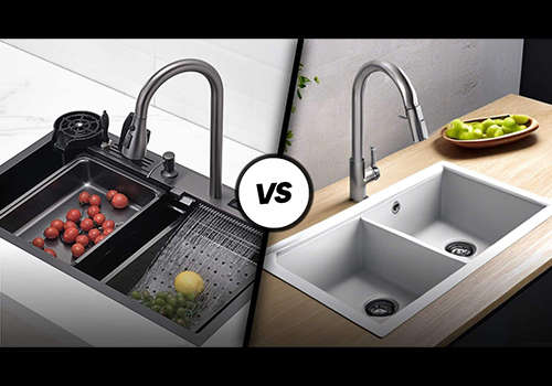 مقایسه سینک گرانیتی و استیل | تفاوت ها، مزایا و انتخاب بهترین مدل برای آشپزخانه