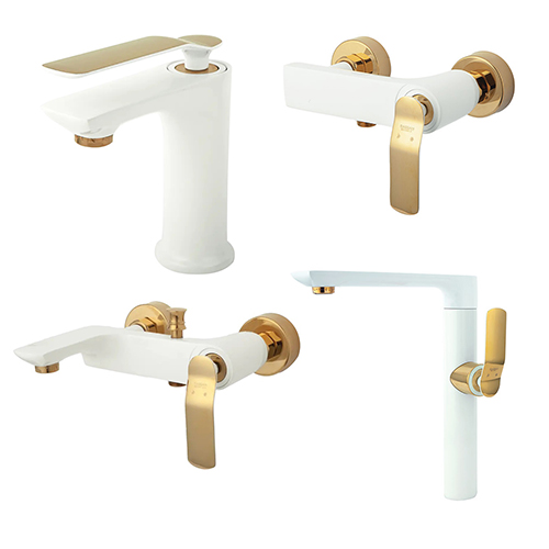 شیرالات راسان مدل آوات سفید طلایی