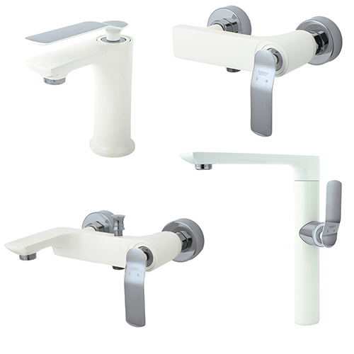 شیرالات راسان مدل آوات سفید کروم