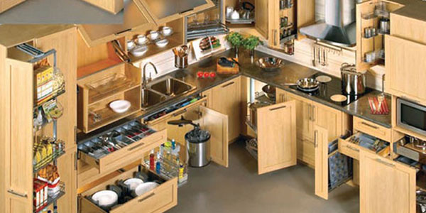 تکنیک های کاربردی برای چیدمان ظروف در آشپزخانه و کابینت