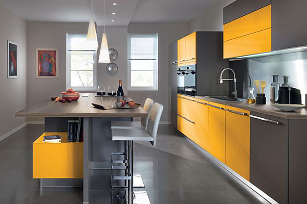 انتخاب رنگ کابینت آشپزخانه مناسب دکوراسیون شما
